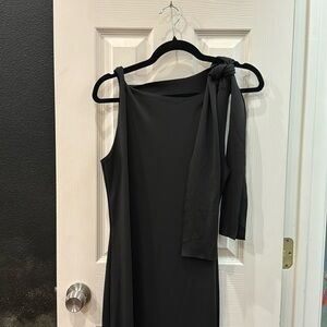 Black maxi dress